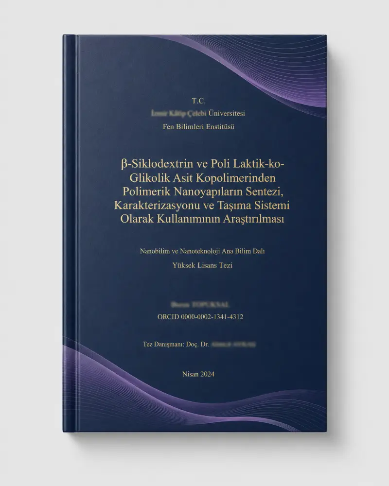 İzmir Kâtip Çelebi Üniversitesi Tezi örneği